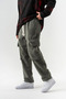 Crossfade Elastic Waist Cargo Sweatpants Bottom - 3