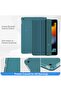 iPad 10.2 Case (9th/8th/7th Gen) Slim Tri-fold Hard Back Smart Cover - Teal - 5