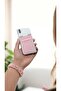 Stretchy Phone Card Holder - Elastic Wallet Sleeve with 3M Adhesive - Pink - 6