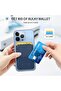 Magnetic Stand Wallet for MagSafe - Detachable Card Holder, Navy - 6