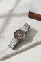 Newep Women's Round Special Design Silver Color Women's Wristwatch - 6