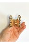 Stone Detailed Heart Shaped Metal Hair Clip 4 cm – Elegant and Sparkling Design - 6