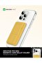 Smoothie Pro MagSafe Wallet Card Holder with Grip & Stand - Khaki Yellow - 5