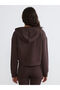 Hooded Women's Zippered Sweatshirt - 4