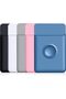 5 Pcs Phone Wallet Sticky Silicone Card Holder (Black/White/Gray/Pink/Blue)