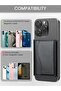 Mag-Safe Wallet – Strong Magnetic Wallet for iPhone 16/15/14/13/12 Series, 6-Card Holder (Black) - 8
