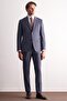 Navy Blue Swallow Collar Flexible Waist 6 Drop Slim Fit Full Lining Suit 1001255168