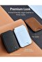 MagSafe-compatible 3-Card Wallet with Adjustable Stand, Vegan Leather (Black) - 3