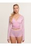 Bubblegum Pink Wrap Skirt with Ties - Tie-Up Ballerina Yoga Pilates Skirt - 6
