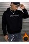 Unisex Vintage'Renaissance Angel' Printed 3 Thread K Hooded Sweatshirt - Kangaroo Pocket - 2