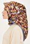 بنقشة هندسية Twill Pure حرير وشاح 9214D 85 03 - 3