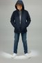 Boy's Hooded Zippered Mock Neck Water and Windproof Softshell Coat - 6