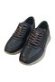 Genuine Leather Navy Blue Casual Orthopedic Men's Msc2115 Shoes - 3