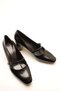 Black Patent Leather Bambi̇ Women's Heels - 2