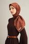 وشاح كلاسيكي منقوش سيفت حرير تويل 9321D 84 - 2