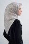 Silk Scarf 2026 Winter - 9408-85 Beige Twill - 2