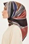 بنقشة هندسية Twill Pure حرير وشاح 9232D 85 - 3