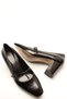 Black Patent Leather Bambi̇ Women's Heels - 4