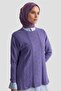 سترة منقوشة 25KD7009 أرجواني - 4