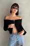 Madonna Collar Zippered Corded Fabric Knitwear Cardigan - Flexible Slim Fit Crop Knitted Top - 4