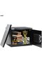 Safe Box Large with Key Lock, A4 Document Locker RB30KCN (30x38x30cm) Black - 5