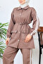 Piped Scuba Suit N5333 Mink - 3