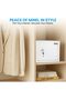 Key Safe Box with Shelf, A4 Document Size Large Capacity for Home Office RB30K1 (30x38x30cm, White) - 6