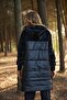 Sleeve Tricot Detail Coat - 6