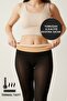 Women's Slimming Skin-Like Look Fleece-Lined Plush Highly Stretchy Winter Tights Thermal Underwear Socks - 4