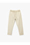 Viscose Blend Double Leg Trousers with Pockets and Lace-Up Waist - 2
