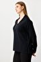 Polo Neck Ornamental Buttoned Knitwear Sweater - 2