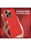 For iPhone 16 Pro Max Magnetic Finger Grip Shockproof Case (Red) - 5