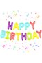 Happy Birthday Balloon All Colors Giant Size 30cm Letters - 2