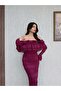 Madonna Neck Ruffle Lace Midi Dress - 4