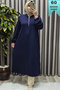Women's Hijab Clothing Plus Size Zippered Jumbo Long Tunic