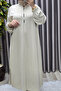 Women's Hijab Clothing Plus Size Zippered Jumbo Long Tunic - 4