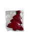 8 Pieces Christmas Table Decoration Ornament Pine Tree Cutlery Holder Christmas Conceptual Red Green - 8