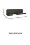 Metal Blow Dryer Holder Wall Mounted Bathroom Organizer Shelf 30 cm X 10 cm - 3