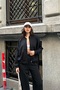 Modal Fabric Zippered Cardigan, Elastic Waist Trousers Set - 4
