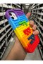 iPhone 11 Case Colorful Puzzle Pieces Camera Protected Silicone Cover Lego - 7