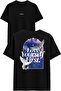 Love Yourself First Design Printed Black Oversized t Shirt