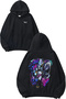 Jinx Sunzase Design Back Printed Black Hooded Sweatshirt