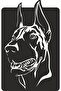 decoratiune doberman - 2