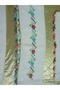 Handmade Embroidery Embroidered Needle Embroidered Prayer Cover Dowry Holder Mevlit Hijab Crepe Fabric 145X75 cm - 4
