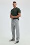 Men's Comfortable Fit Wide Cut Loose Leg Baggy 2 Thread 4-Piece Sweatpants - 3