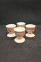 Pink Fasan Antique Egg Cup 7X5 cm 4 Pieces