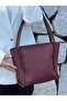 Paula Model Burgundy Women's Hand and Shoulder Bag - 3