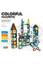 168-Piece Magnetic Building Blocks Set Big Size STEM Construction Tiles Toy for Kids Creativity Play - 3