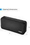 Pencil Bag Pen Case, Large Capacity Stationery Pouch, Black - 2