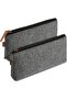 Felt Pencil Bag Pen Case - 2-Pack, Small, Black